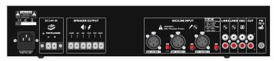 19in Rack Mount PA System Amplifier 350W Power Amplifier For School