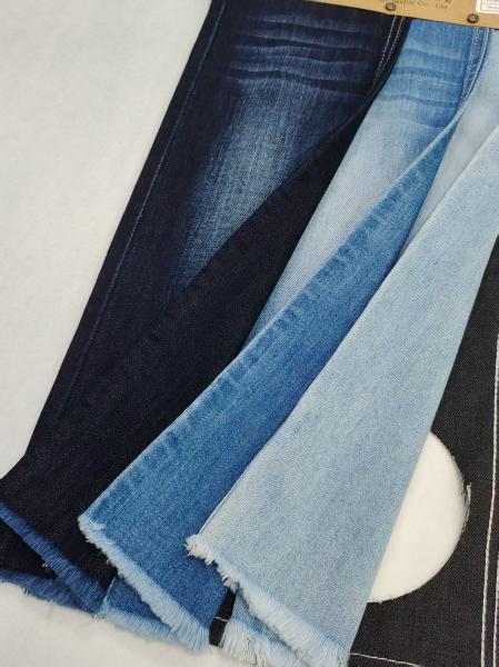 Wrinkle Resistant Siro Yarn Cross Slub 85%Cotton Denim Fabric  For Jeans Or Jacket Coat