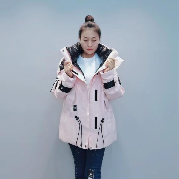 FODARLLOY F22567 Ladies Warm Hooded Cotton-padded Clothes Women Slim Long Winter Jackets Women Coats