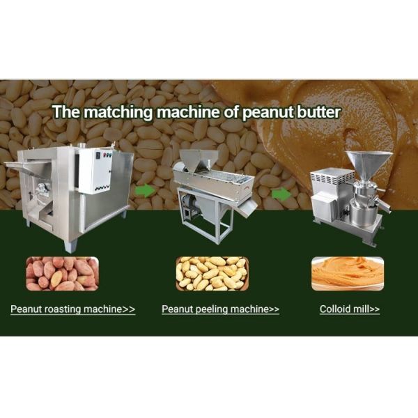 Automatic Snack Making Machine Stainless Steel Peanut Peeler Commercial