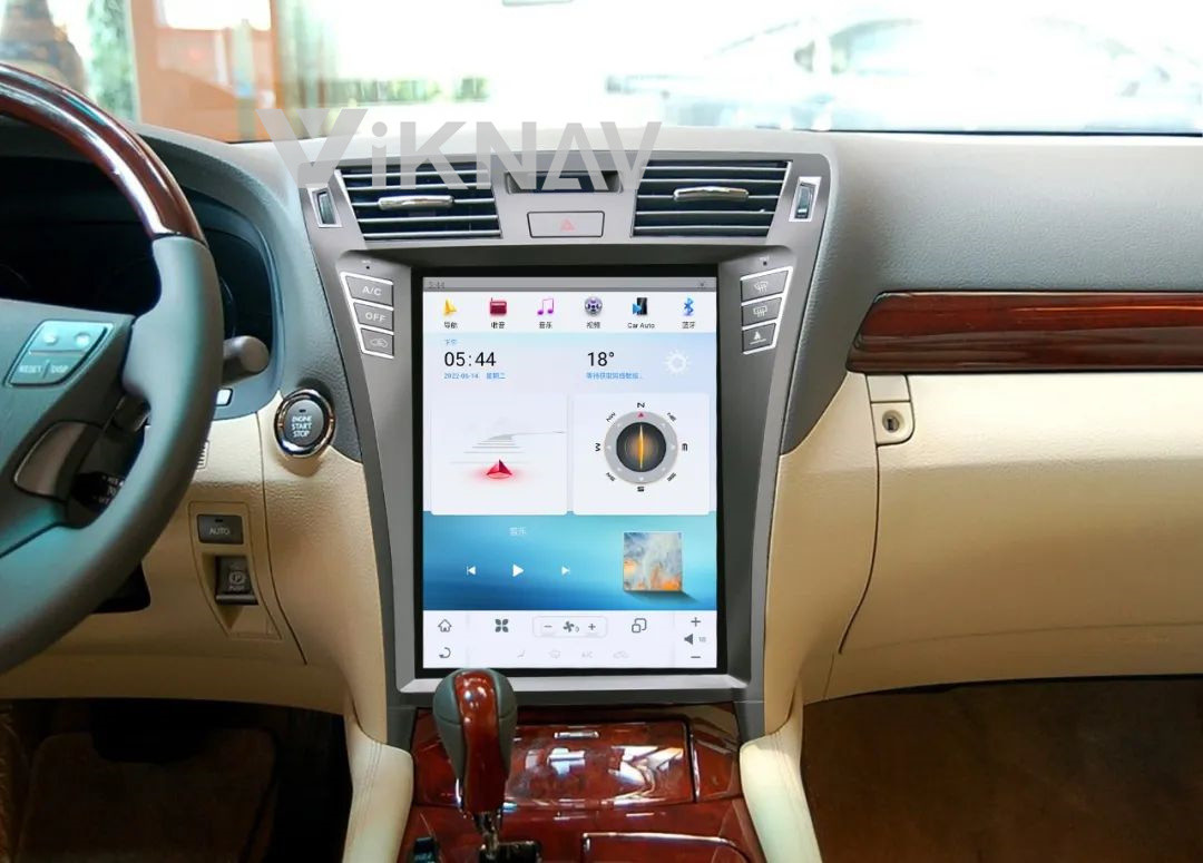 Для 2006-2012 LEXUS LS460 12,1 дюймовый сенсорный экран Стерео навигация GPS мультимедийный DVD-плеер Android беспроводной Carplay