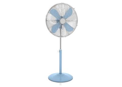 Low Noise Retro 16 Inch Standing Fan 50w 3 Speed With Brushed Nicked Australia
