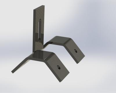 Color steel tile trapezoidal fixture No.1