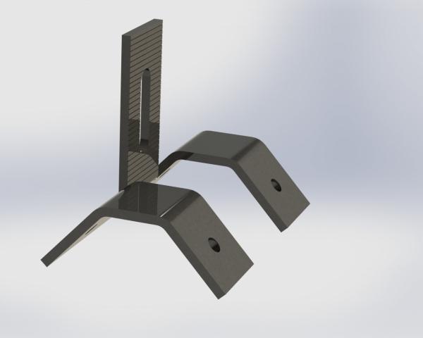 Color steel tile trapezoidal fixture No.1