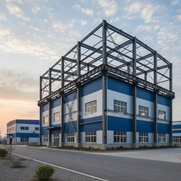 Industrial Steel Structures with Level 6 Earthquake Resistance 5000 Kg/m² Load Capacity and 20-50 Years Durability