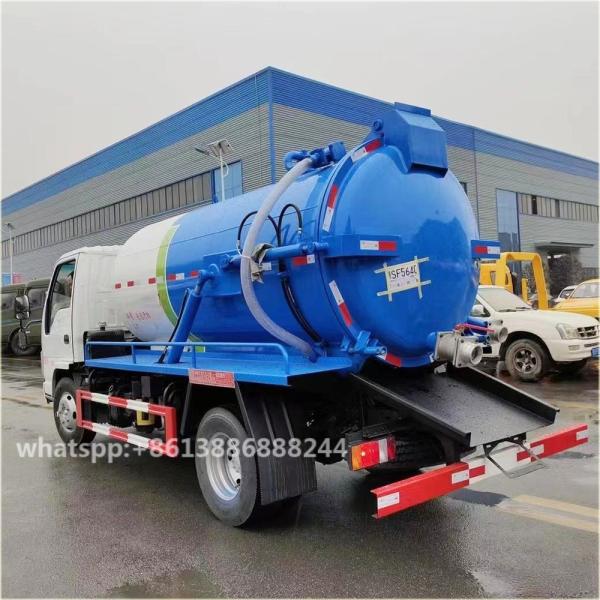 I SUZU 4000-5000  Liters   Vacuum Truck  Sewage Suction  Septic Pump Truck