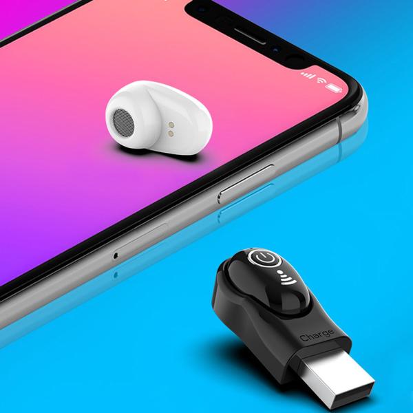Sports Music Gaming Bluetooth 5.0 Stereo In Ear Mini Invisible Ultra Small Bluetooth Earphone