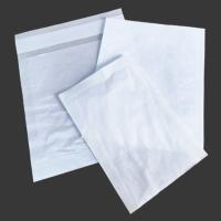 Certificado FSC Material reciclado Sello despegable Bolsa de envoltura de papel Glassine Tipos personalizados de bolsas sobre comercial