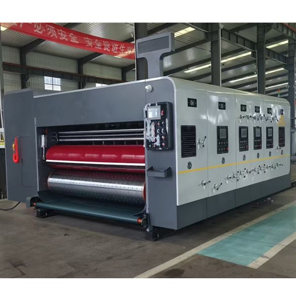KSPACK 4 Color Carton Corrugated Box Board Flexo Printing Machine