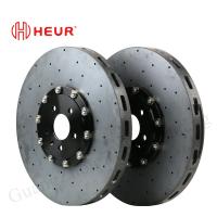 HEUR Front Brake Kit Ceramic Carbon Rotors (Refit) 390*36MM For Nissan GTR35/32