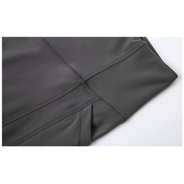 Women Side Phone Pocket 220gsm Workout Leggings Tights No T Line Squatproof Hip Lift