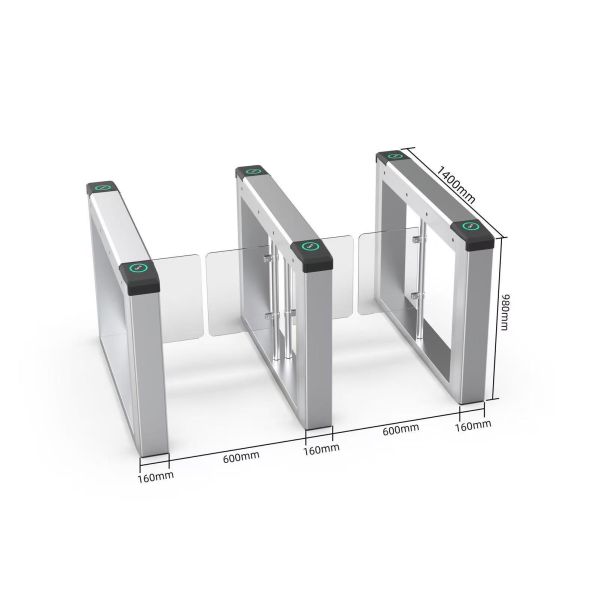 Robust Flap Turnstile Gate Anti Collision Boom Barrier Gate Access Control