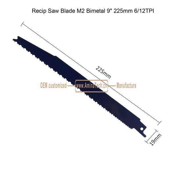 Recip Saw Blade M2 Bimetal 9