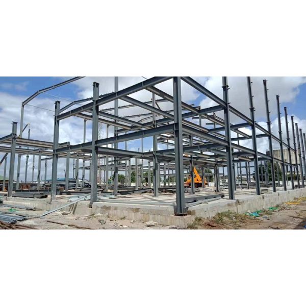 Heavy Prefabricated Steel Buildings , Steel House Construction Long Life Span