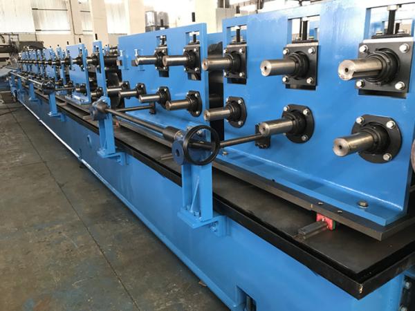 0.9 - 1.5mm Wire - electrode cutting Hat Roll Forming Machine 15 stations