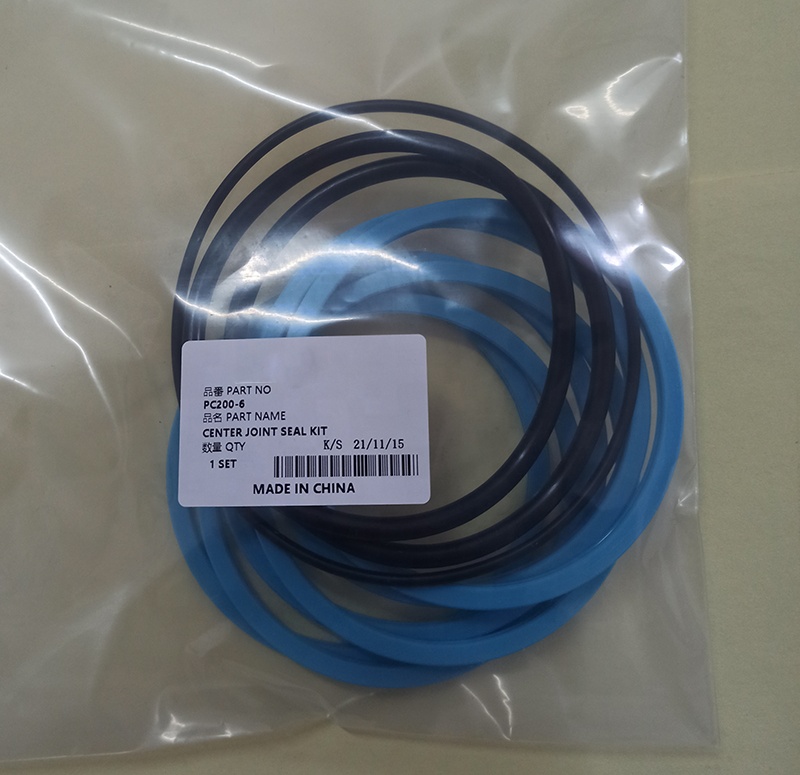 Rubber Rotary ROI Swivel Joint Seal for Komatsu PC200-6 Center Joint Seal Kit Excavator Hydraulic Repair Seals