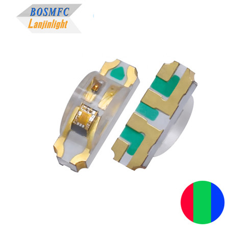 Vue latérale 1206 LED SMD multicolore pour haut-parleur Éclairage RGB 1204 puce LED avec intermédiaire interne auto-clignotant