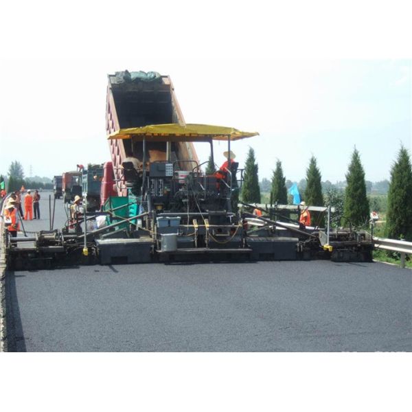 9.5m Width 350mm Paving Thickness Caterpillar Asphalt Paver for Asphalt / Concrete Road