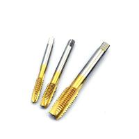 HSS Tip Tap Screw Tap Electric Drill Spiral Point 4 Straight Flutes Plug Thread Tapping Bearing Steel M2 M24 High Speed