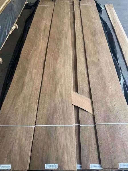 MDF Fumed Veneer 120cm Width 8% Moisture White Oak Wood Veneer