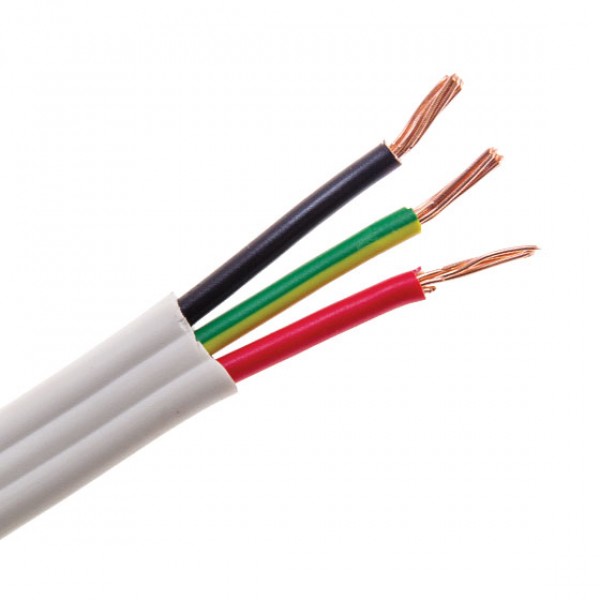 Flat TPS 2 Core  PVC Insulated Cable 450 750V