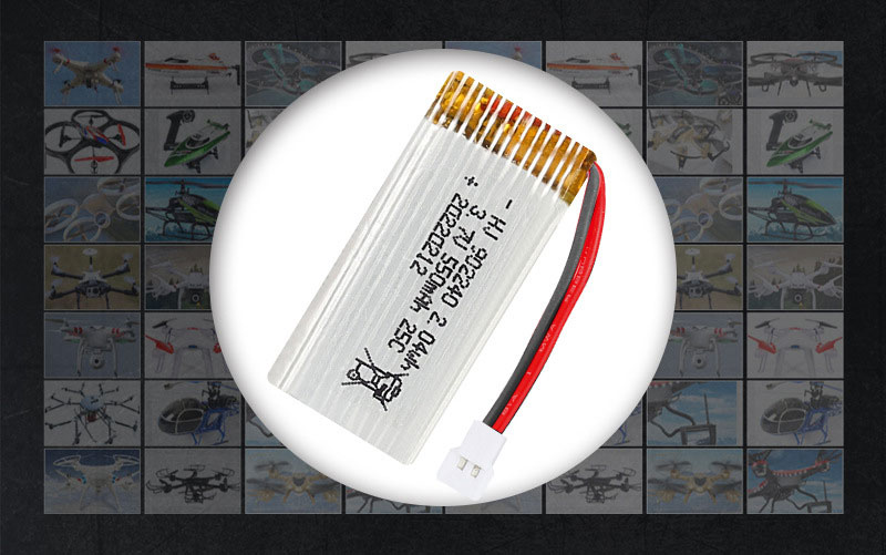 Горфовый троллейбус Литийные RC батареи 500mAh Солнечная энергия 3.7В Внешняя батарея