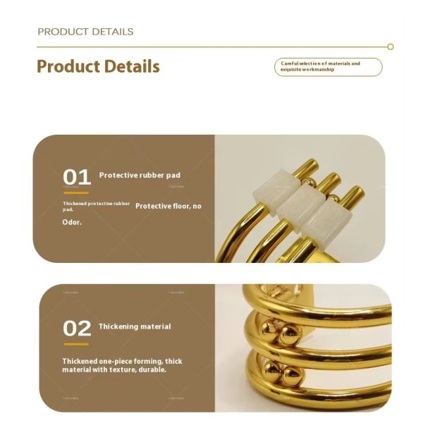 Luxury Gold Iron C-Shaped Metal Sofa Legs New Design Furniture Accessories