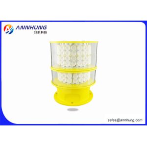 Tower Crane Flashing LED Lights / Aircraft Warning Light Die Casting Aluminum