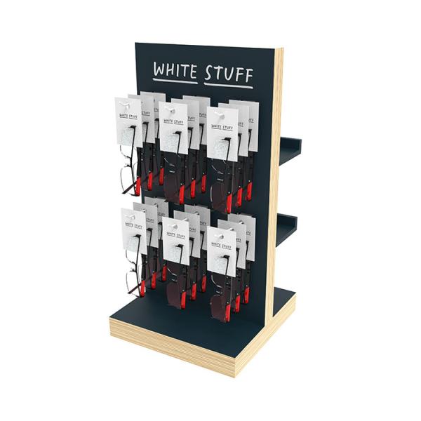 Countertop Sunglass Hanging Display Custom 2-way Eyewear Optical Display Stand