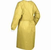 Microporous Fabric Non Woven Isolation Gown , Disposable Patient Exam Gowns