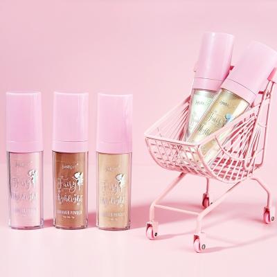 Rebellious Girl Magic Color Fairy Shimmer Powder Glitter Highlighter Powder OEM ODM