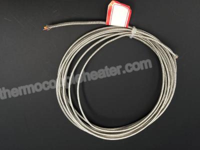 Fio de compesação do cabo do par termoelétrico da fibra de vidro com o protetor da trança dos SS