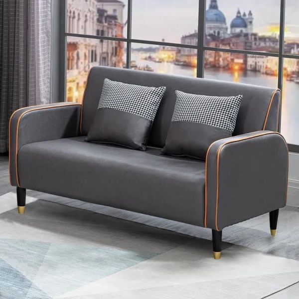 Sofa Nordic Elegant Velvet Wavy PU Seating Couch for Three Seat Corner Style in Living Room European Furniture Apartment