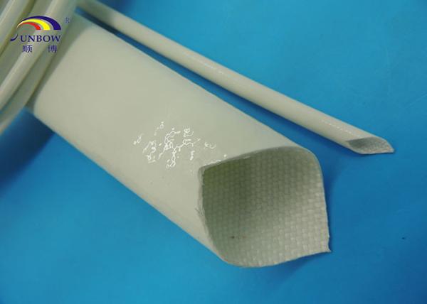 UL RoHS Flame Retardant Braided Fiberglass Sleeve Coated Silicone Rubber