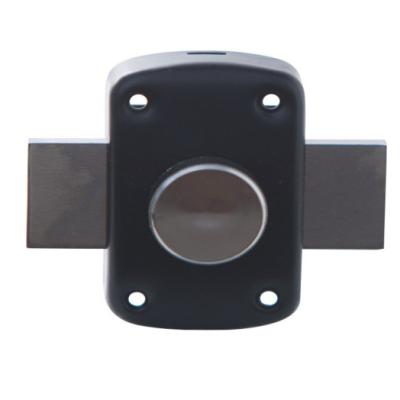 Home Door Security Rim Lock Iron / Zinc Latch Painting Finish Iso9001
