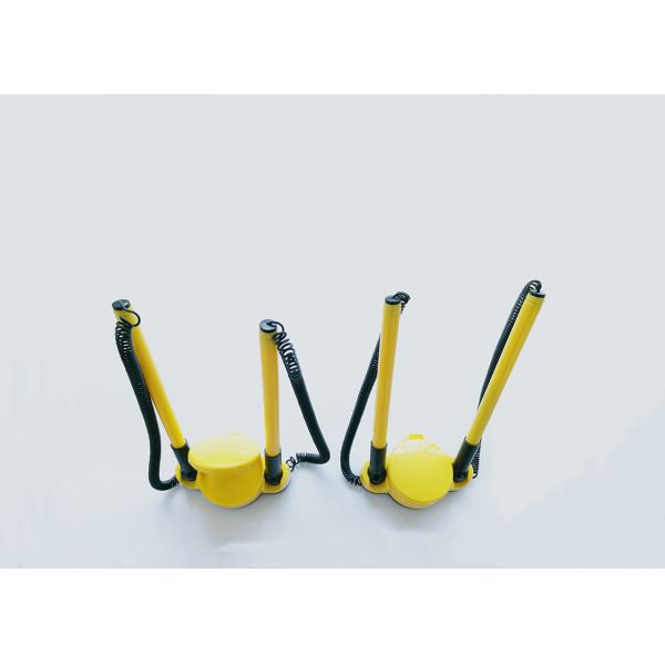 Yellow Table plastic Gel ink ball pen with logo for promotion(F201)