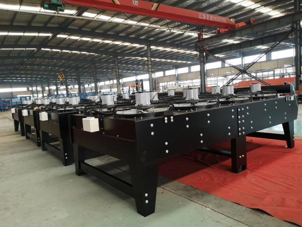 Heavy Duty Engine Generator Radiator with big combined water cooled heat exchanger and 10 motors