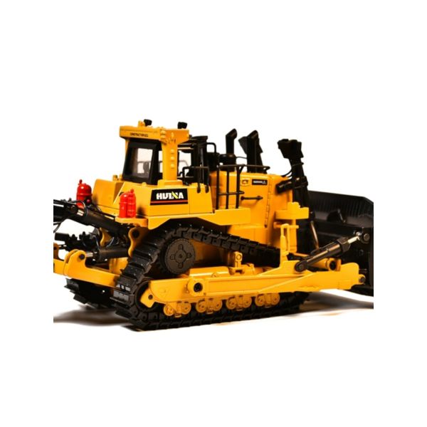 HUINA  D10T2 1/50 Scale Alloy Bulldozer Model with Metal Tracks Collectible