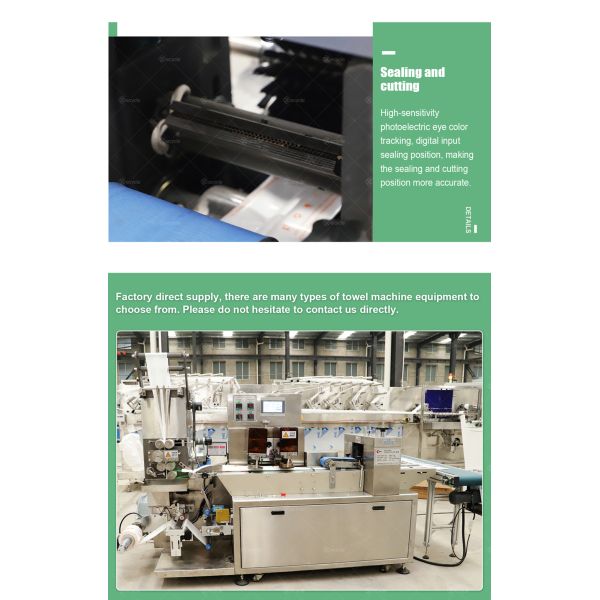 Single Wet Wipe Tissue Making Machinery Cutting Packaging Wet Wipes Machine Online Support