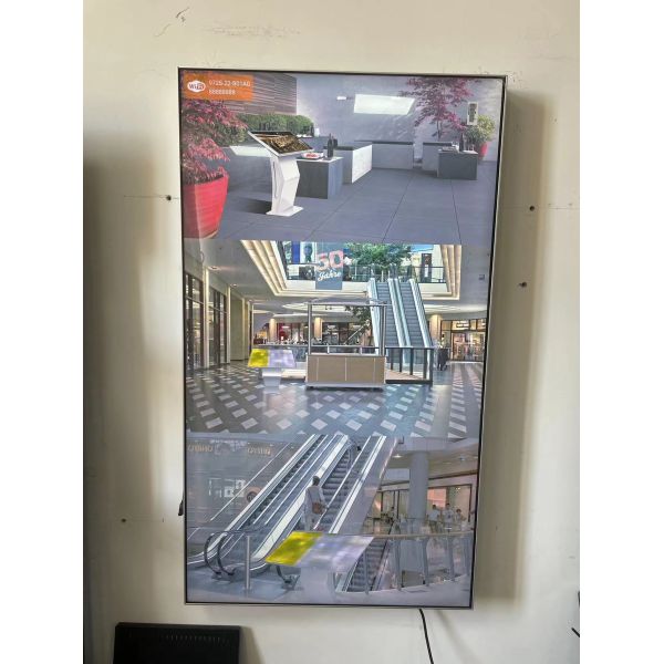 Narrow Bezel 32 - 86 Inch LCD Advertising Player High Bright  LCD Screen For Shop Window