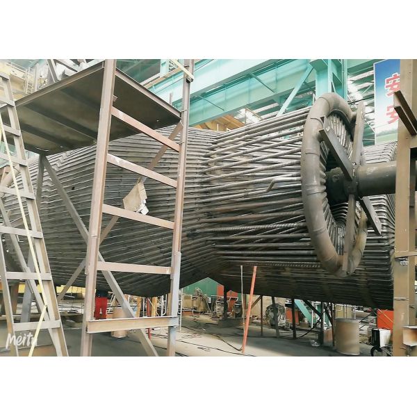 CFB Boiler Dedusting Cyclone Particle Separator High Speed Rotating