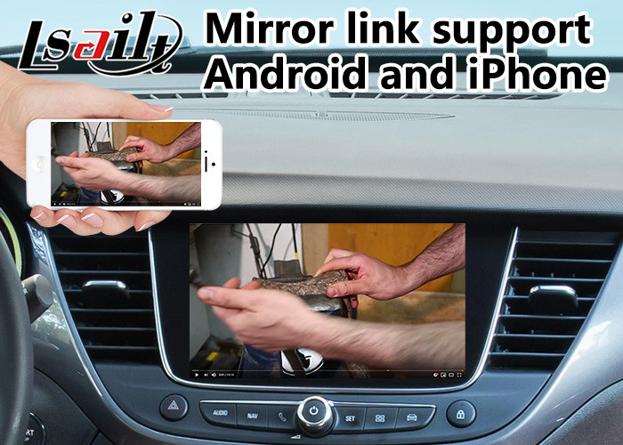 Коробка навигации GPS андроида для 2014-2019 системы Opel Crossland x Intellilink, Bluetooth OBD