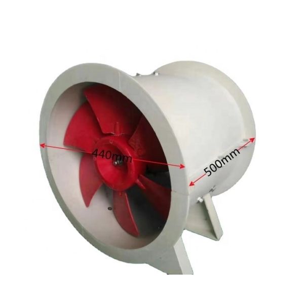 PP Plastic Low Noise Axial Flow Fan Type Made By FRP for Ventilation in Low Pressure
