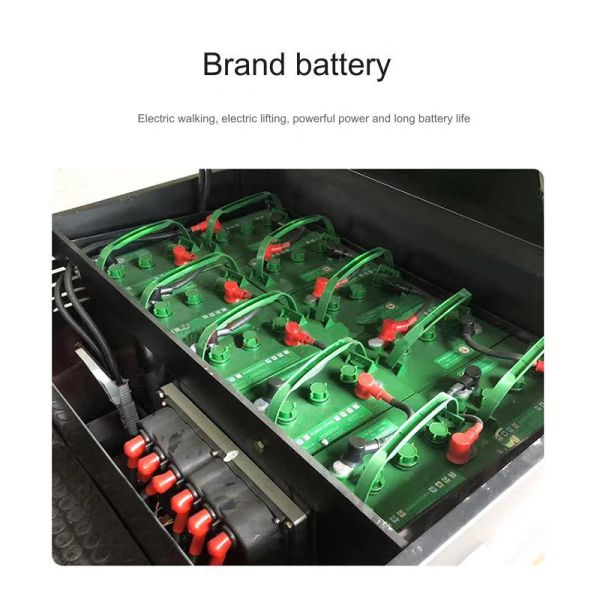 AC Controller Electric Forklift 2 Ton Load Capacity 3m-6m Lifting Height And Solid Tires