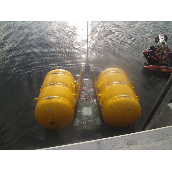 Силиндрические воздушные подушки для спасения морских судов Подводный надувный воздушный подъемный мешок