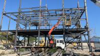 Estrutura de aço para grandes edifícios de armazéns pré-fabricados de vários andares