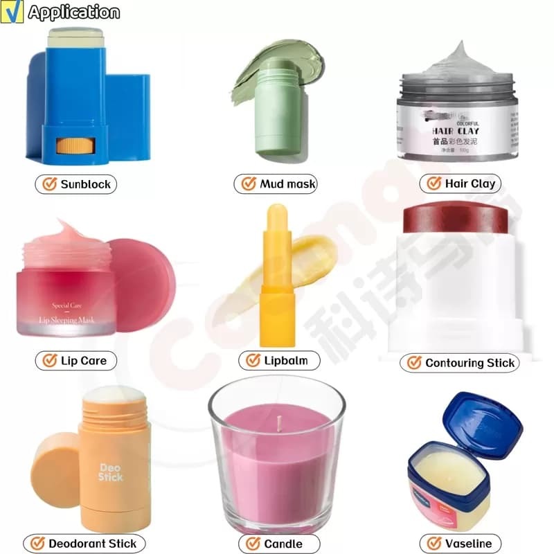 Automatic Deodorant Stick Filling Machine Hot Balm Sunblock Conveyor Freezer