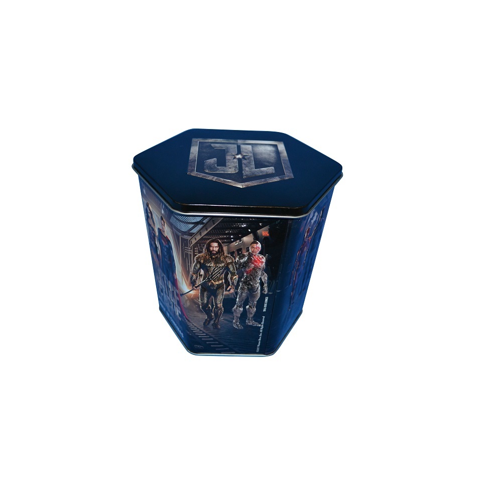 DADI Food Grade Tinplate 170oz Popcorn Tin Bucket