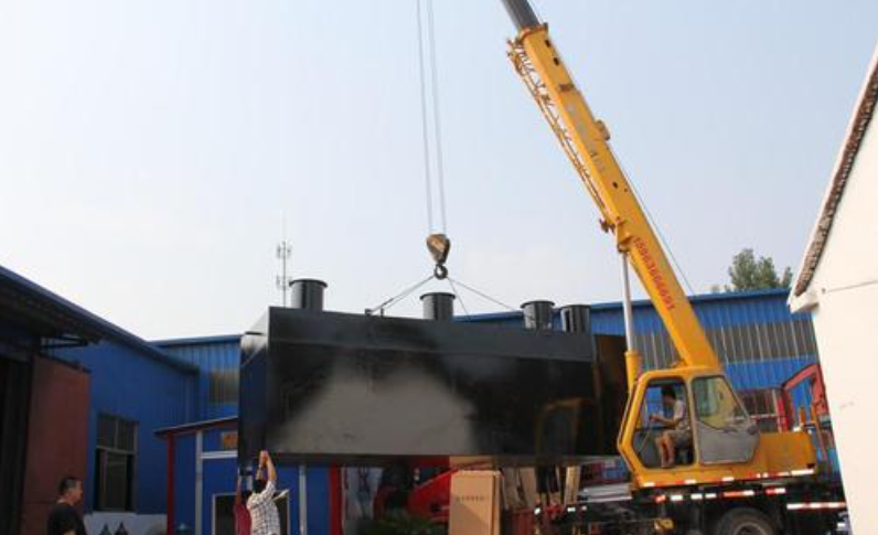 220V 50HZ Chicken Poultry Slaughterhouse Mobile Wastewater Treatment Plant