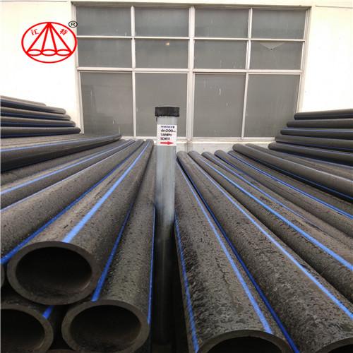 Water Supply HDPE Solid Wall Pipe Customized SDR17  PN6  PN16  DN20MM-1200MM